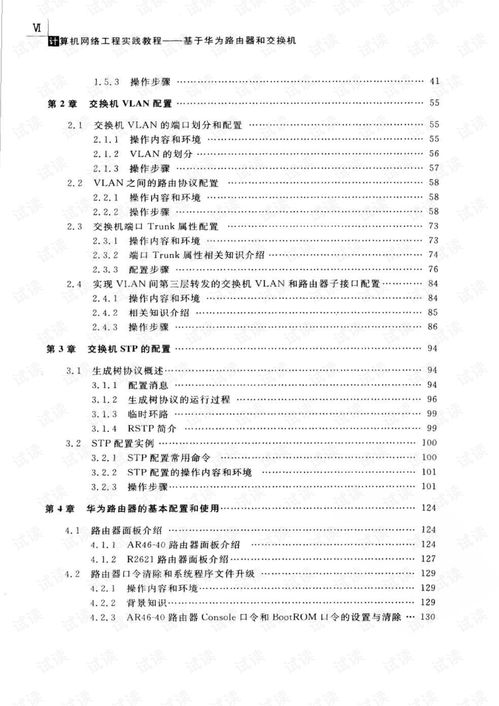 計(jì)算機(jī)網(wǎng)絡(luò)工程實(shí)踐指南 基于華為路由與交換平臺